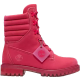 Dame - Fløjl Sko Timberland Jimmy Choo x 6" Puffer Boots - Pink