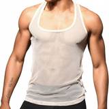 Andrew Christian Overdele Andrew Christian Unleashed Mesh Tank Top Nude