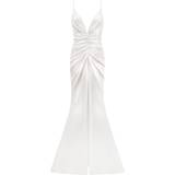 Hvid Kjoler Milla Chic mermaid maxi dress in white
