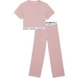 Calvin Klein Nattøj Børnetøj Calvin Klein Girls Pink Modal & Cotton Jersey Pyjamas