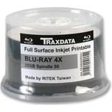 Optisk lagring Traxdata BD-R 25GB 4x 50-Pack Spindle