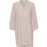 Dame - Korte kjoler - Stribede InWear Ellieiw Tunic Dress Kjoler 30109314 Alabasta Stripe