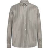 Wood Wood Tøj Wood Wood Aster Fun Pinstripe Shirt Mand Langærmede Skjorter hos Magasin 90's Stripe