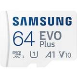 Samsung Hukommelseskort & USB Stik Samsung EVO Plus microSD/SD 160MB/s 64GB