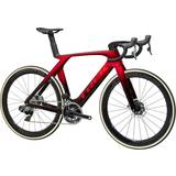 Racercykler - SRAM RED E-tap Landevejscykler Trek Madone SLR 9 AXS Gen 7 - Metallic Red Smoke to Red Carbon Smoke
