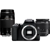 Digitalkameraer på tilbud Canon EOS 250D + 18-55mm III + 75-300mm III
