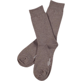 Topeco Herre Undertøj Topeco Solid Socks - Pine Bark Melange