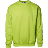 Bomuld - Grøn - Løs Overdele ID Classic Sweatshirt - Lime