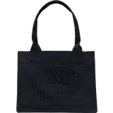 Ganni Tasker Ganni Large Easy Tote Bag - Black