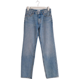 Gina Tricot Dame Bukser & Shorts Gina Tricot Low Straight Jeans - Tinted Blue