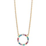 Sif Jakobs Hoop-øreringe Smykker Sif Jakobs Biella Grande Necklace - Gold/Multicolour