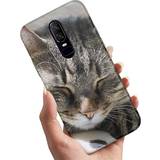 OnePlus 6 Deksel/Mobildeksel Sovende Katt