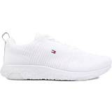 42 ½ - Herre - Polyester Sneakers Tommy Hilfiger Signature Knitted M - White