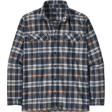 Flonel Tøj Patagonia Long Sleeved Organic Cotton Midweight Fjord Flannel Shirt - Fields/New Navy