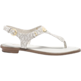 Plast - Spænde Sko Michael Kors Logo Plaque - Vanilla