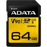 Adata Class 10 Hukommelseskort & USB Stik Adata Premier ONE SDXC Class 10 UHS-II U3 V90 290/260MB/s 64GB