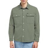Grøn - Hør - XL Overtøj Lee Workwear Overshirt - Olive Grove