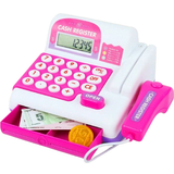 Lys Købmandslegetøj Shein Kids Supermarket Cash Register Playset Pretend Toy Educational Sales Checkout Counter for Girls