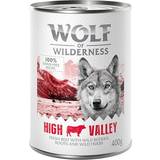 Wolf of Wilderness Kæledyr Wolf of Wilderness 12x400g High Valley Okse Kornfrit Hundefoder
