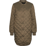 Brun - Burrebånd - Nylon Tøj Vero Moda Hayle Quilted Jacket - Gray/Bungee Cord