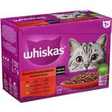 Whiskas Kæledyr Whiskas 1+ Classic Wet Food in Sauce with Beef, Chicken, Lamb and Poultry
