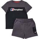 Drenge Øvrige sæt Berghaus Talus T-shirt and Shorts Set - Grey and Black