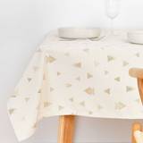 Guld Duge Stain-proof Mauré Christmas Tablecloth Gold