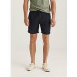 Morris Bukser & Shorts Morris Fenix Linen Shorts Navy