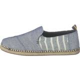 Toms Loafers Toms Navy Rugged Chambray Chambray, Male, Sko, Flade sko, slip-on, Blå 42,5