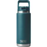 Yeti Vandbeholdere Yeti Rambler 26 Oz Water Bottle with Color-Matched Straw Cap Agave Teal