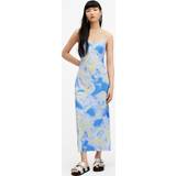 16 - Lilla Kjoler AllSaints Bryony Spiral Maxi Dress, Violet Blue