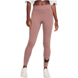 22 - Lilla Bukser & Shorts Nike Sportswear Classics Women's High Waisted Graphic Leggings - Smokey Mauve/Black
