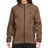 Nike Tech Fleece Full-Zip Hoody - Brown/Black