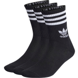 adidas Mid Cut Crew Socks 3-pack - Black