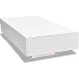 VidaXL Hvid Bord vidaXL 244021 High Gloss White Sofabord 55.1x115.1cm