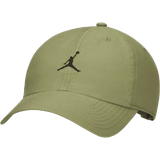 Grøn - Nylon Hovedbeklædning Nike Jordan Club Adjustable Unstructured Cap - Sky J Light Olive/Black