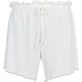 34 - Dame - L Shorts Neo Noir Merritt Pointelle Shorts White hvid 44/XXL
