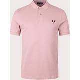 Fred Perry Pink Overdele Fred Perry Mens Plain Shirt Colour: T89 Dusty Rose Pink/Black