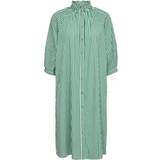 48 - Stribede Tøj Nümph Nuerica Dress - Green Spruce