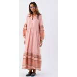 Dame - Pink Kjoler Lollys Laundry MarnieLL Maxi Dress LS Dusty Rose