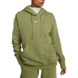 Fleece - Grøn - Oversized Overdele Nike Sportswear Phoenix Fleece Oversized Pullover Hoodie Women's - Alligator/Sail
