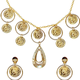 Rustfrit stål Smykkesæt Orient Gypsy Jewelery Set - Gold