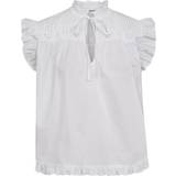 Dame Bluser Co'Couture PrimaCC Frill Tie Top White