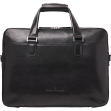 Herre - Skind Mapper Castelijn & Beerens Ted Laptop Bag 15.6" - Black