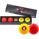 Volvik Golf Volvik Marvel 2.0 4 Pack Balls Man Plus Ball Marker Red/Yellow