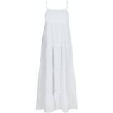 Lange kjoler - Løs Neo Noir Haily Linen Dress - White