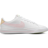 Nike Indendørssko Børnesko Nike Court Legacy GS - White/Sesame/Honeydew/Pink Foam