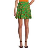 Kenzo Nederdele Kenzo Poppy-printed High-waist Skater Skirt