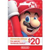 Nintendo gavekort Nintendo Gift Card 20 USD