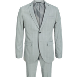 Herre - Vinterjakker Jakkesæt Jack & Jones Jprfranco Super Slim Fit Suit - Grey/Light Gray
